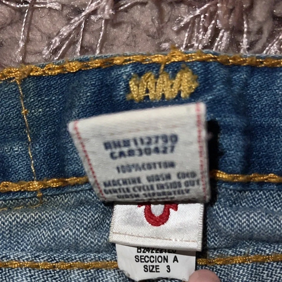 True Religion GIRLS  Flare JEAN - SIZE 3 - Picture 7 of 12